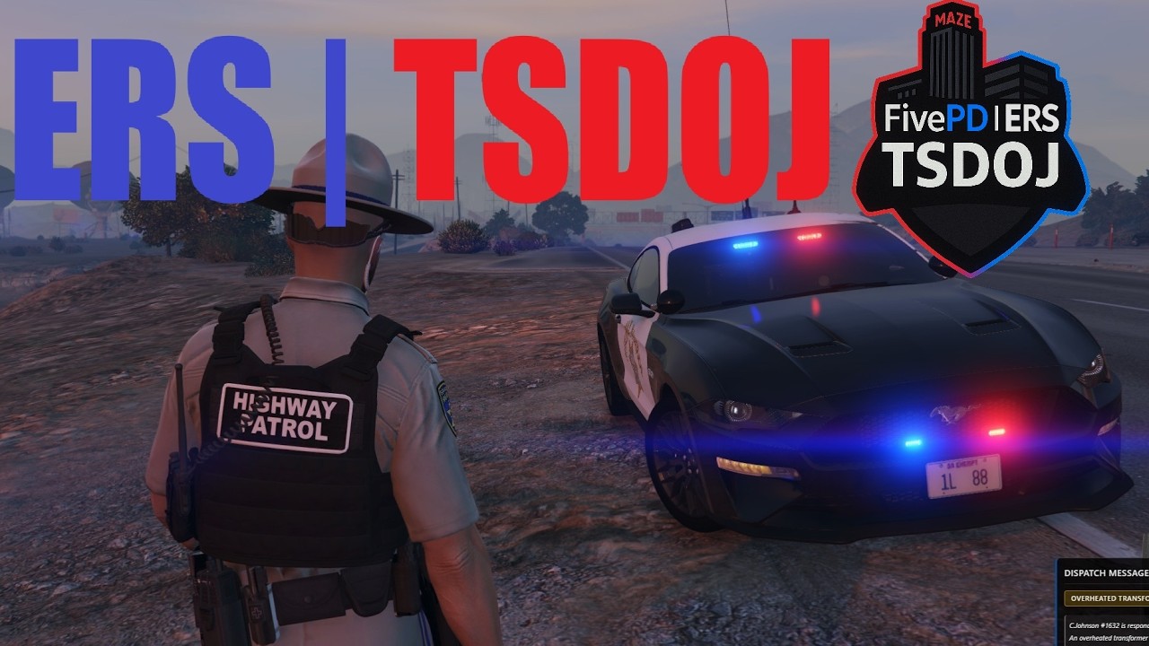 ERS | TSDOJ: Traffic stop, equipment violation citation issued, LS county (2k60fps)