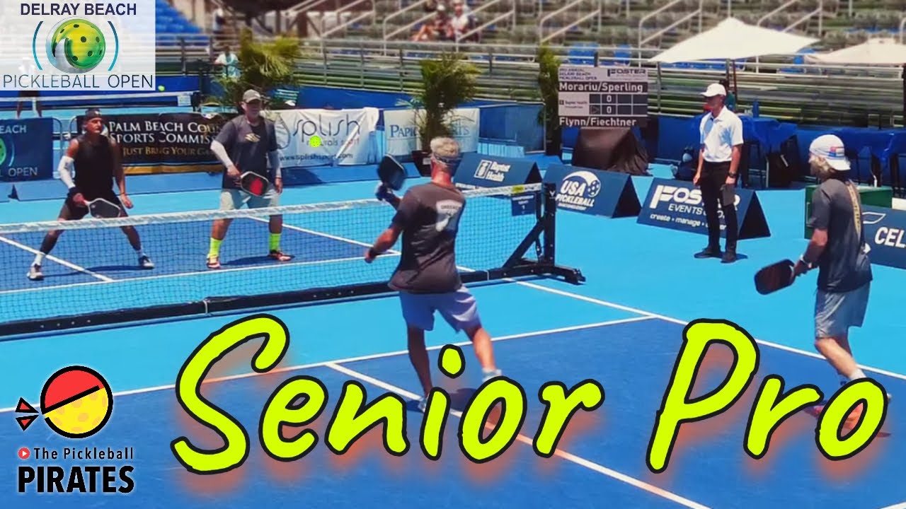 Delray Beach Pickleball Open Senior Pro feat John Sperling and Mircea