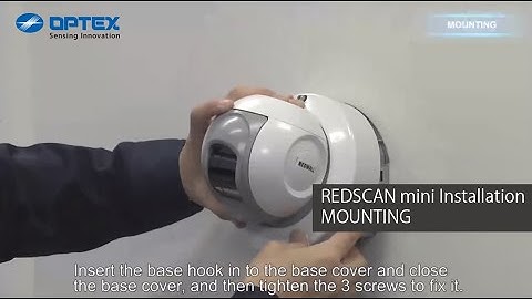 OPTEX - REDSCAN mini RLS-2020 - Installation Guide - MOUNTING