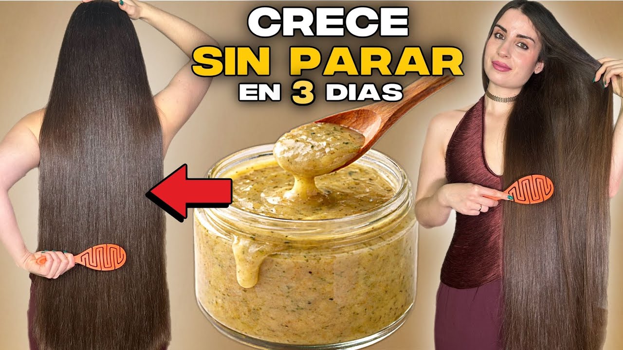 CRECE TU PELO EN DÍAS COMO LOCO Y NACE PELO NUEVO! ADÍOS ALOPECIA