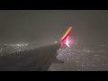 Spectacular Night Approach to New York City by Southwest Airlines