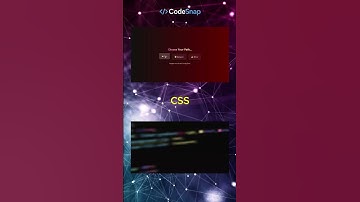 Choose Your Role – Interactive UI Demo (HTML + CSS + JS) #codesnap #coding #html #css #js