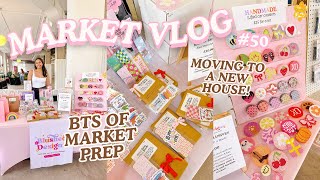 OUR FIRST MARKET OF 2024 ☁✨ Market prep BTS (chatty studio vlog) | Studio Vlog 50 | Small business