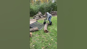 My Log Dolly Makes Moving Logs So EASY!