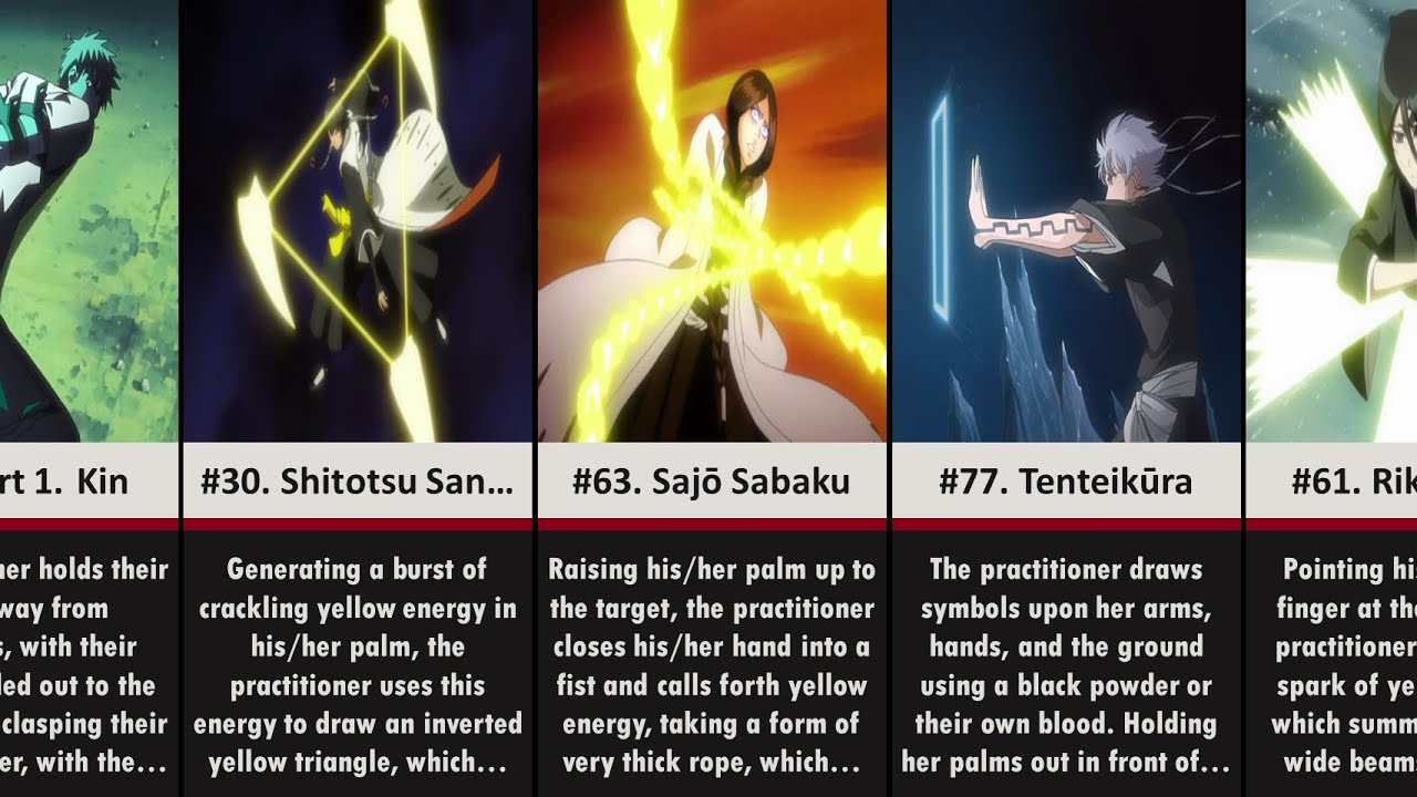 All Kido Spells In Bleach 2 3 Bakudo Spells YouTube All Kido Spells In Bleach 2 3 Bakudo Spells YouTube