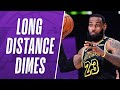 "What A Play" LeBron's BEST Long Distance Dimes As A Laker!