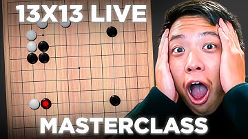 13x13 Go Game with Live Commentary — Strategy, Mistakes & Mindset