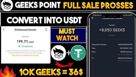 How to Sell $Geeks in Onus Spot | Sell Geeks Coin in Onus Spot Option | Geeks convert into usdt