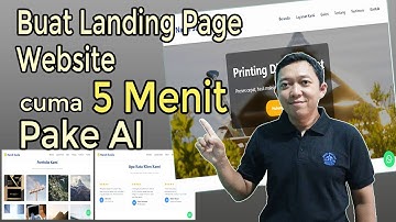 Buat Landing Page Website cuma 5 Menit Pakai AI!