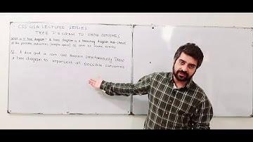 CSS GSA LEC SERIES|| LEC 29 || Probability || Tree Diagram