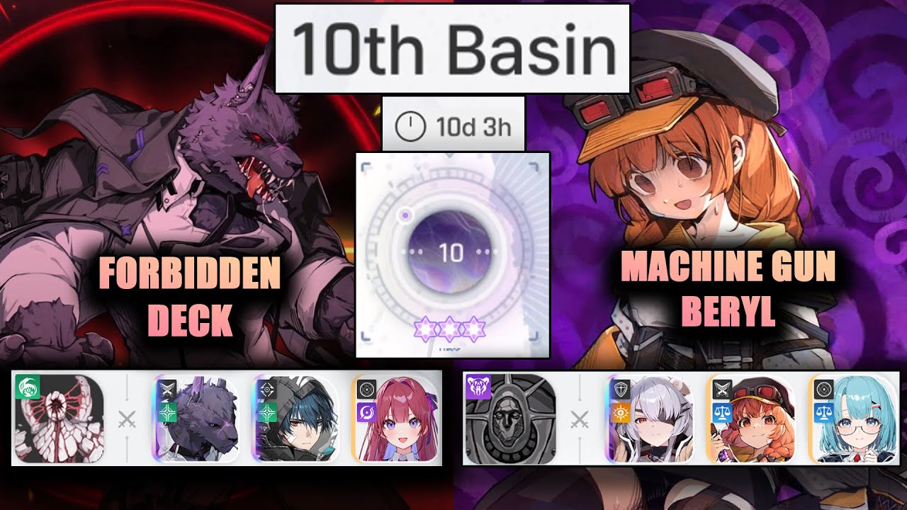 Hugo + Luke / Beryl | 10th Basin 3 star Clear | Chaos Zero Nightmare CZN