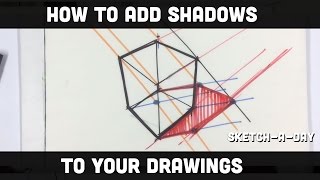 How to draw and shade shadows