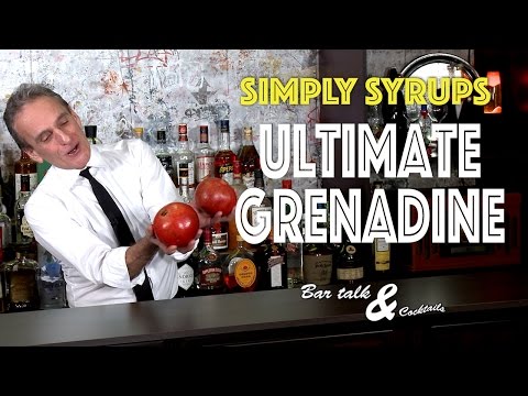 Ultimate Grenadine - How to make Real Grenadine for cocktails | BAR TALK AND COCKTAILS