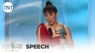 Sandra Oh: Award Acceptance Speech | 25th Annual SAG Awards | TNT