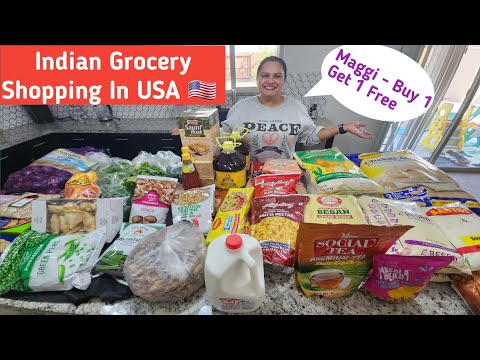Indian Grocery Shopping In USA | Groceries Prices In USA | Punjabi Vlog |