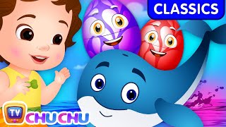 chuchu tv classics surprise eggs wildlife toys learn about sea animals for kids