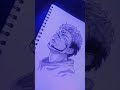 The Hype Approach: GOJO Drawing is INSANE 😱 #shorts #jjk