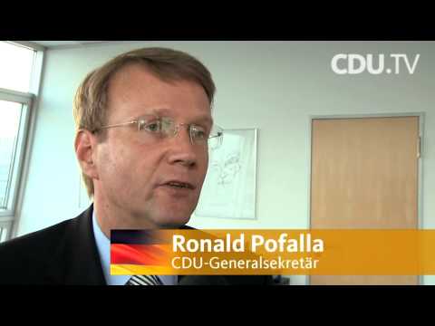 cdu univalle Ronald Pofalla: