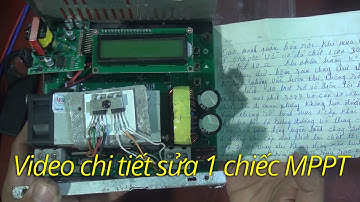 Sửa mppt Mạnh Quân | sửa mppt 40a #mppt40a #mppt45a #mppt60a