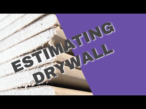 BKC Estimating Drywall, Joint Compound, Tape and screws.