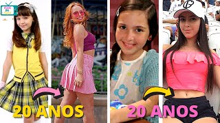 Atrizes Mirins de CARROSSEL (TOP 9 Antes e Depois)