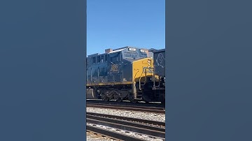 Five Locomotives on CSX E791! #csx #railroad #railway #railfanning #shorts