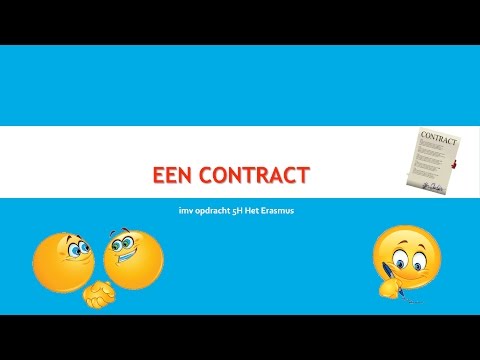 Video: Wat betekent opdracht in een contract?