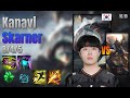 Kanavi Jungle Skarner vs Pantheon lol KR solo rank Full Game 16.10 | 카나비 스카너 vs 판테온