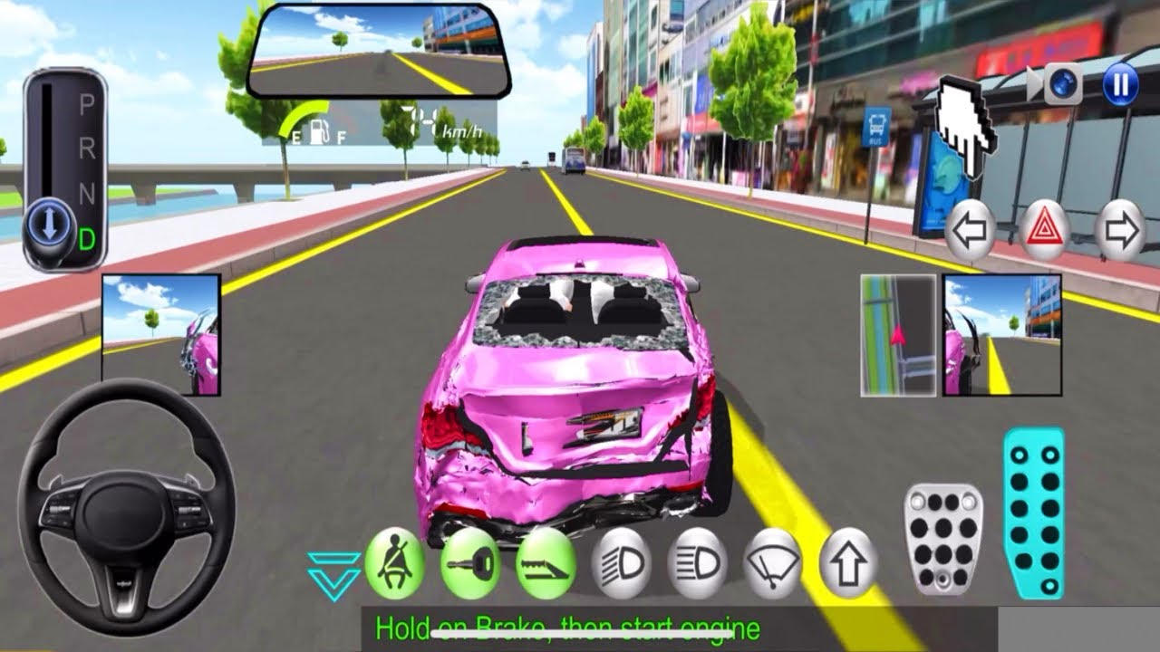 New Pink Mercedes | CRAZY DRIVING | 3D Driving Class 2024
