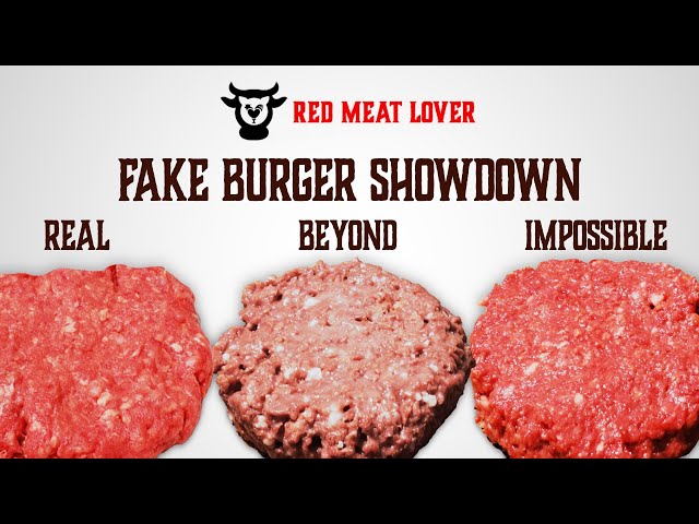 I cooked a REAL Burger Vs. FAKE Burgers to see which is BEST
