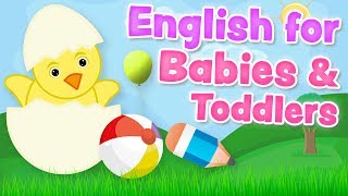 English for babies and toddlers is a mixed vocabulary video children
between 3 years old. this show differents words in like colors, ...