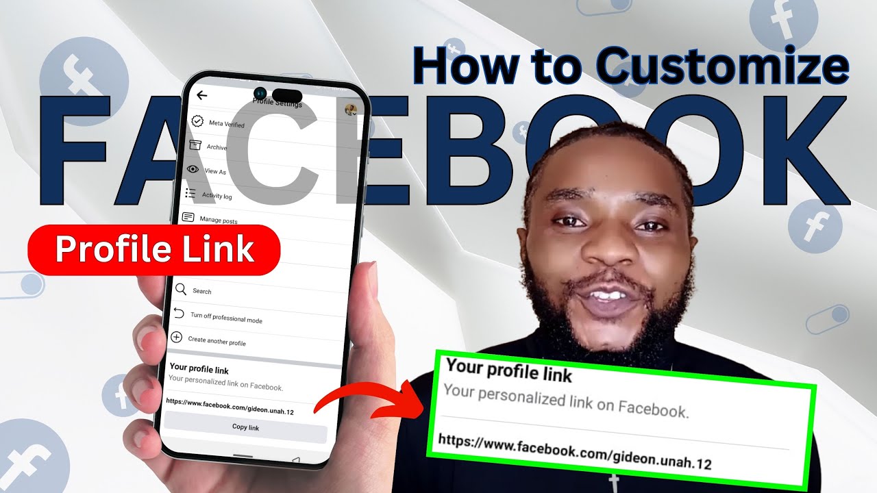 How to Change Facebook Profile Link | Customize your Facebook profile ...