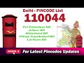 Pehladpur Pul Delhi Pin Code 110044   Pul Pahladpur pin code
