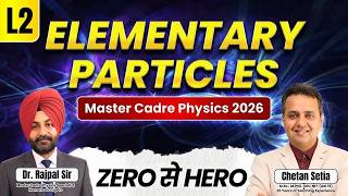 Elementary Particles Part-2 | Master Cadre Physics | Zero से Hero तक की तैयारी | Dr. Rajpal Sir