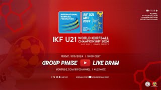 Live Draw | IKF U21 WKC 2024