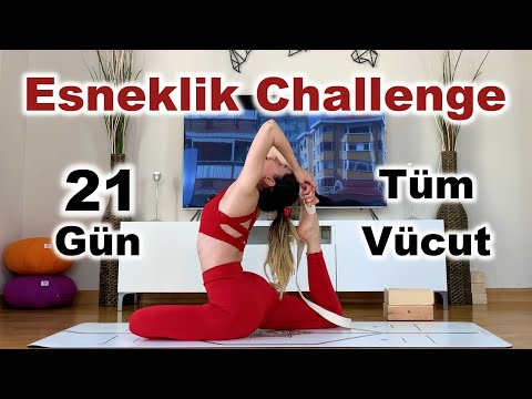 21 Gün Yoga Esneklik Challenge! | Tüm Vücut İçin Sıfırdan İleri Seviye Esnekliğe Giden Yol