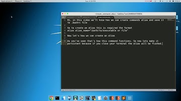 How To Create Commands Alias | Ubuntu Fedora Kali Linux