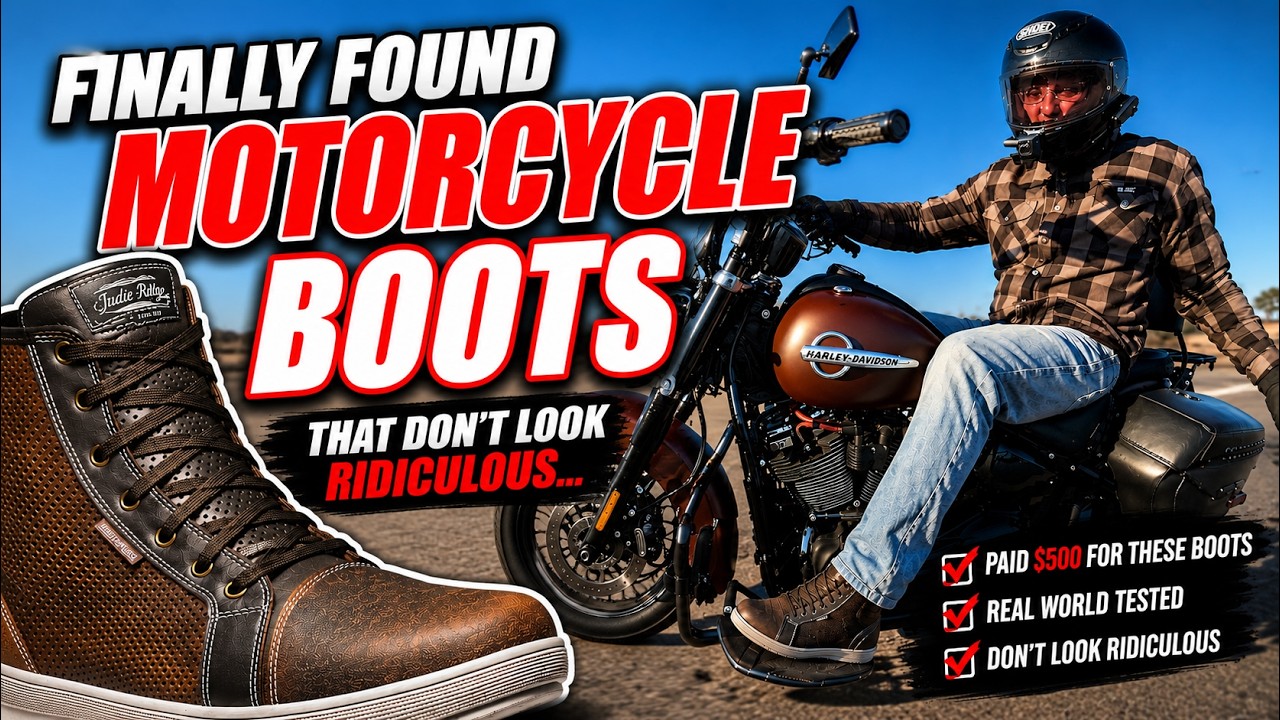 Finally Found Motorcycle Boots That Don't Look Ridiculous… So I