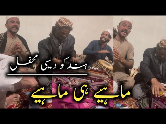 Hindko Desi Mehfil Hazara || Mahiye he Mahiye || Hazara Culture wedding Desi Mahiye