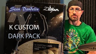 Zildjian K Custom Dark Cymbal Pack Review 14 Hi-Hat, 16 & 18 Crash, 20 Ride