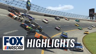 eNASCAR iRacing Pro Invitational at Talladega | NASCAR ON FOX HIGHLIGHTS