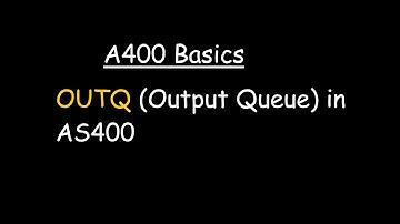 Output Queue (OUTQ) in IBM i (AS400)