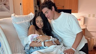 THE BIRTH OF OUR DAUGHTER | unexpected early labor & delivery *doctor didn't make it*