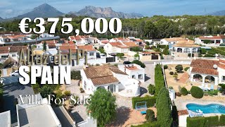 Вилла с красивым садом на продажу в Фойя Бланка, Альфас-дель-Пи, Испания 🇪🇸 Купить виллу в Испании
