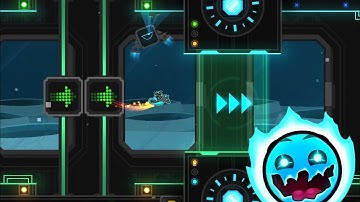 "Spacestation" By Splinter25. (easy or normal). Geometry Dash 2.11