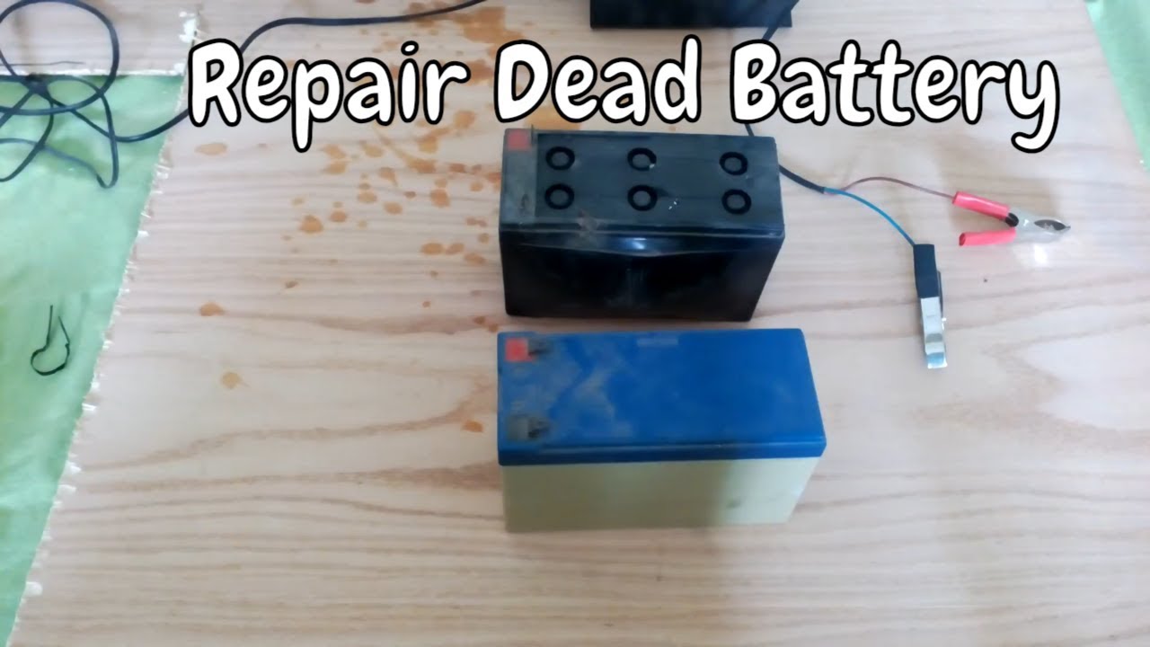 How to repair dead battery YouTube