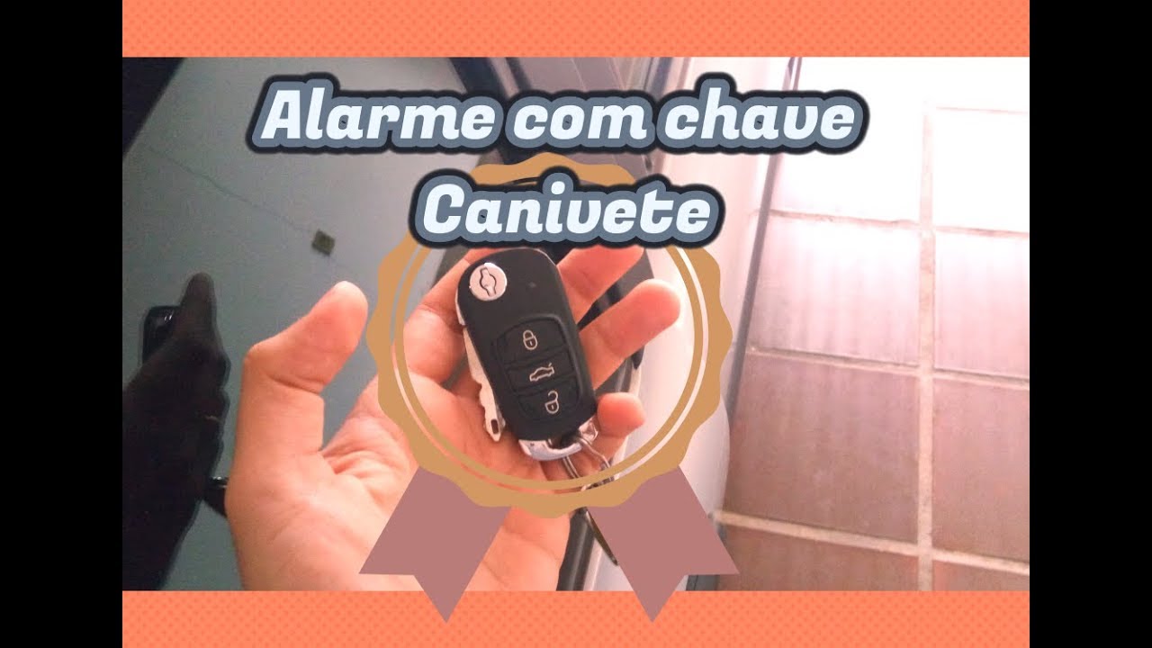 Chave CANIVETE no Clio com alarme - YouTube