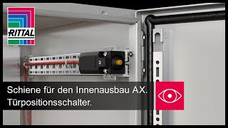 Schiene für den Innenausbau AX. Türpositionsschalter.