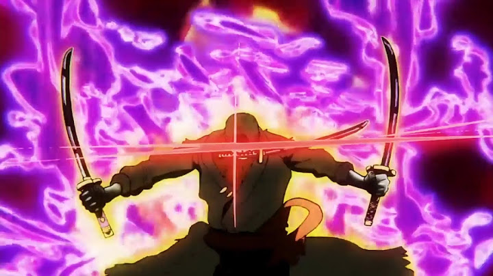 Zoro utilise le HAKI DES ROIS face à KAIDO One Piece 1027