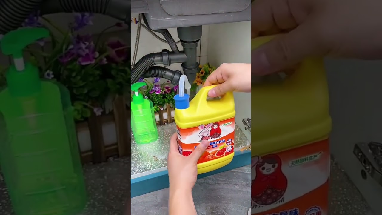 Soap Dispenser for Kitchen Sink, Built in Design Sink Soap Dispenser, Refill from The Top 🤩 